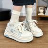 Fashion Womens Sneakers Shoes Platform Roses Casual Thick Sole 2025 Leisure Women's Sneakers Summer 2025 Shoes Woman-shoes Platform New