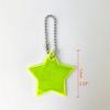 10x Personalized Outdoor Sport Keyrings Reflective Stars Safe Reflector Keychain