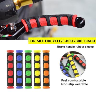 Akcesoria motocyklowe Uniwersalny Moto E-bike Skuter Kierownica Moto Uchwyt Uchwyt hamulca Gumowy rękaw