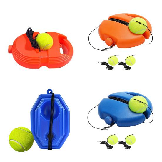 Tennis Trainer with 1/3 String Ball Portable Tennis Solo Training Rebounder with Weighted Base Kids Adults Beginner Backyard Tennis Ball Training