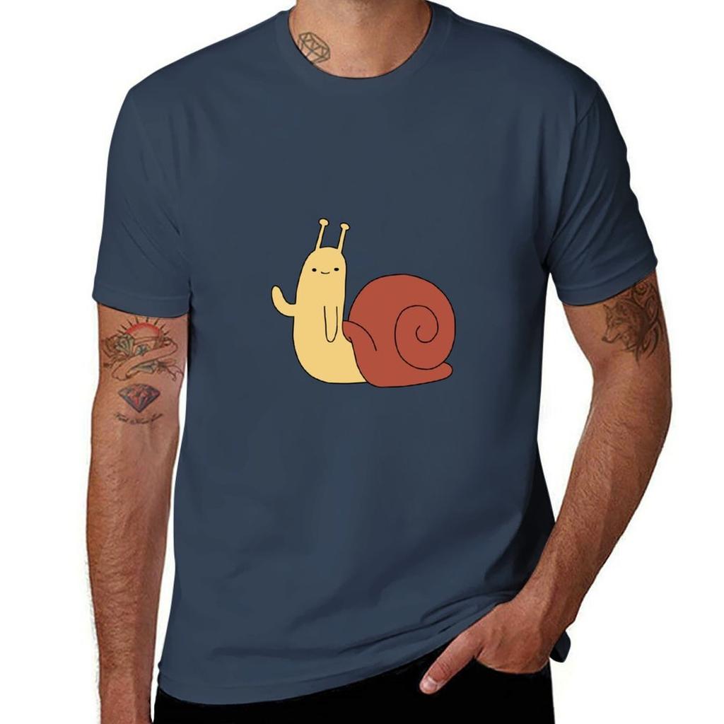 The Snail Tshirt Casual Everyday Short Sleeve Tshirt