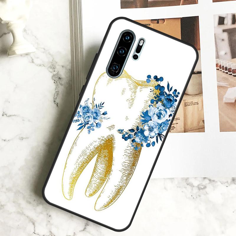 Human Tooth Anatomy For Huawei Nova 7i 8i 11i 12i 12s Y73 Y70 Y90 Y60 Y72 Y61 Y91 9 10 SE P40 Lite P30 Pro Case
