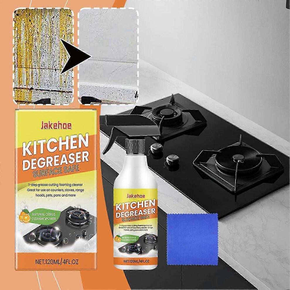 Multi-Purpose Kitchen Degreaser Heavy Grease Foam Cleaner Removes Grease, Grime, and Stains On Range Hoods & Countertops