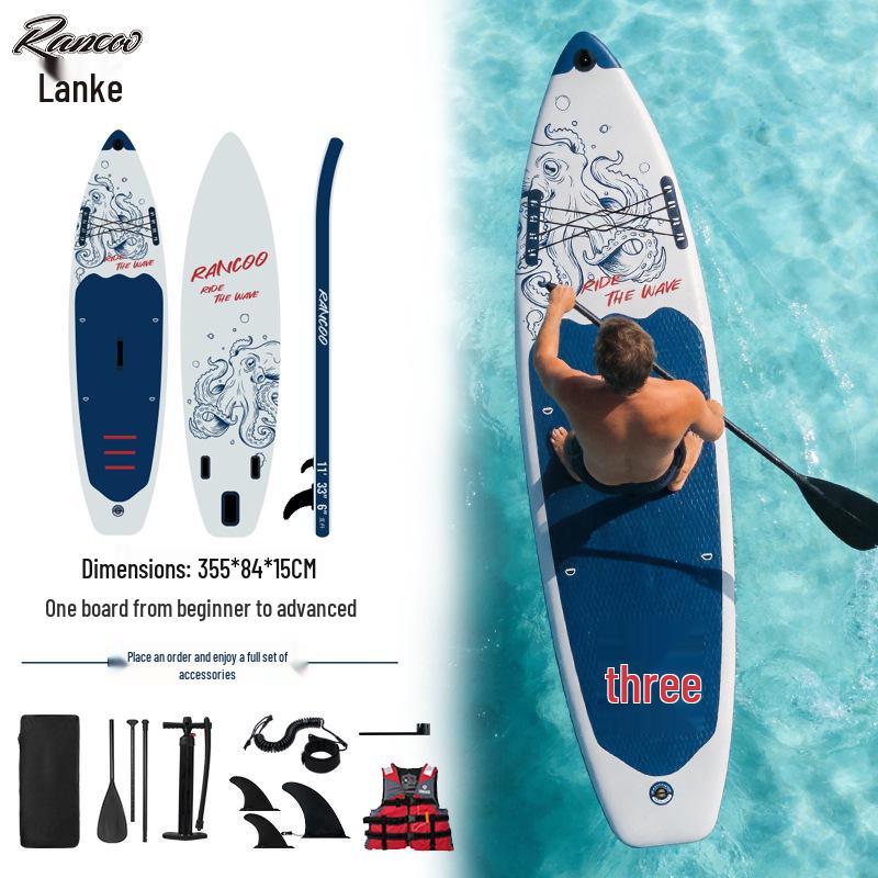 Lanko Inflatable Paddle Board - Universal PVC SUP for Surfing & Paddling