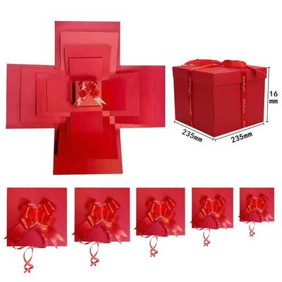 DIY Handmade Exploding Photo Album Gift Box for Birthdays and Festivals
