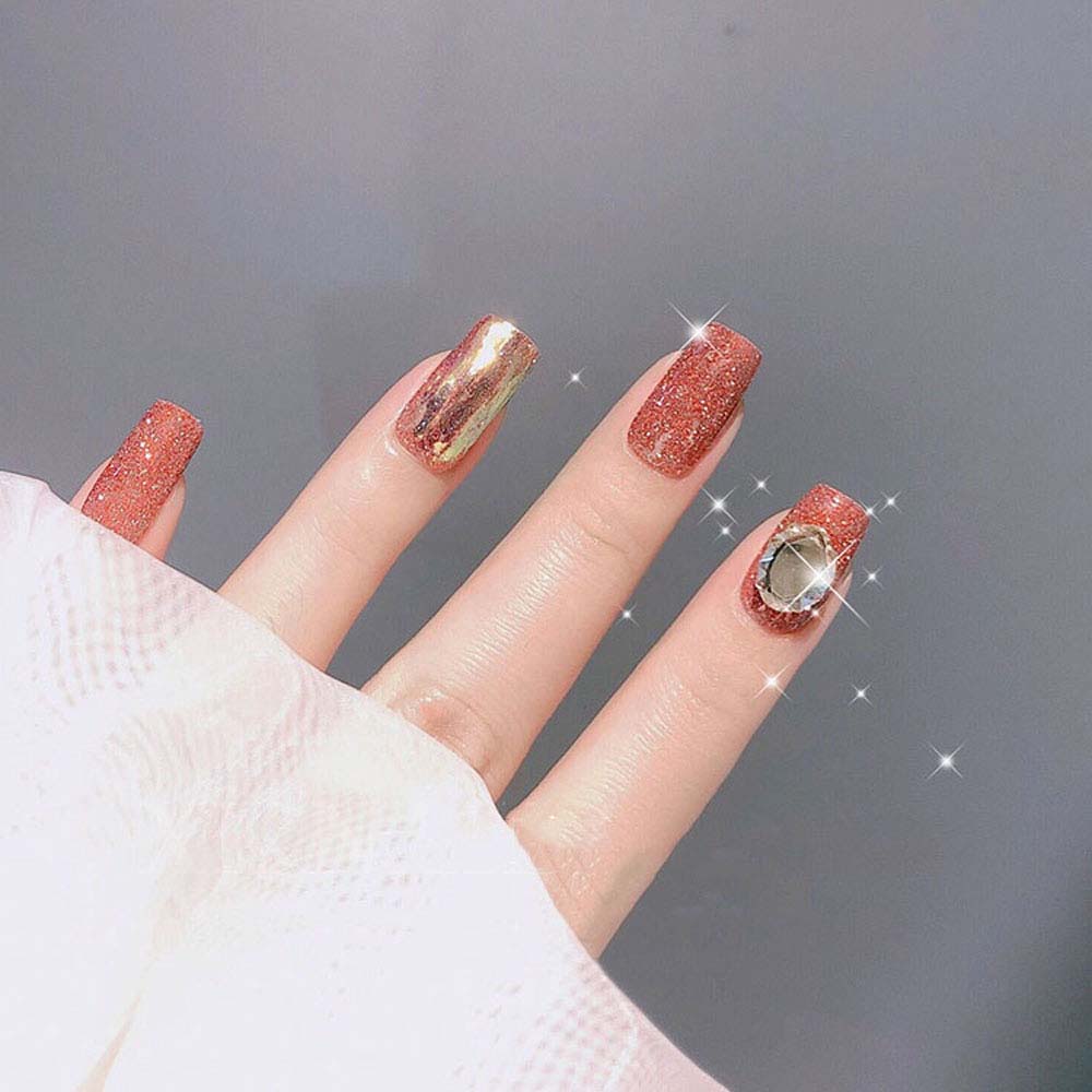 Accessories Oval Mirror Crystal DIY Nail Art Decoration 3D Nail Jewelry Oval Nail Rhinestone