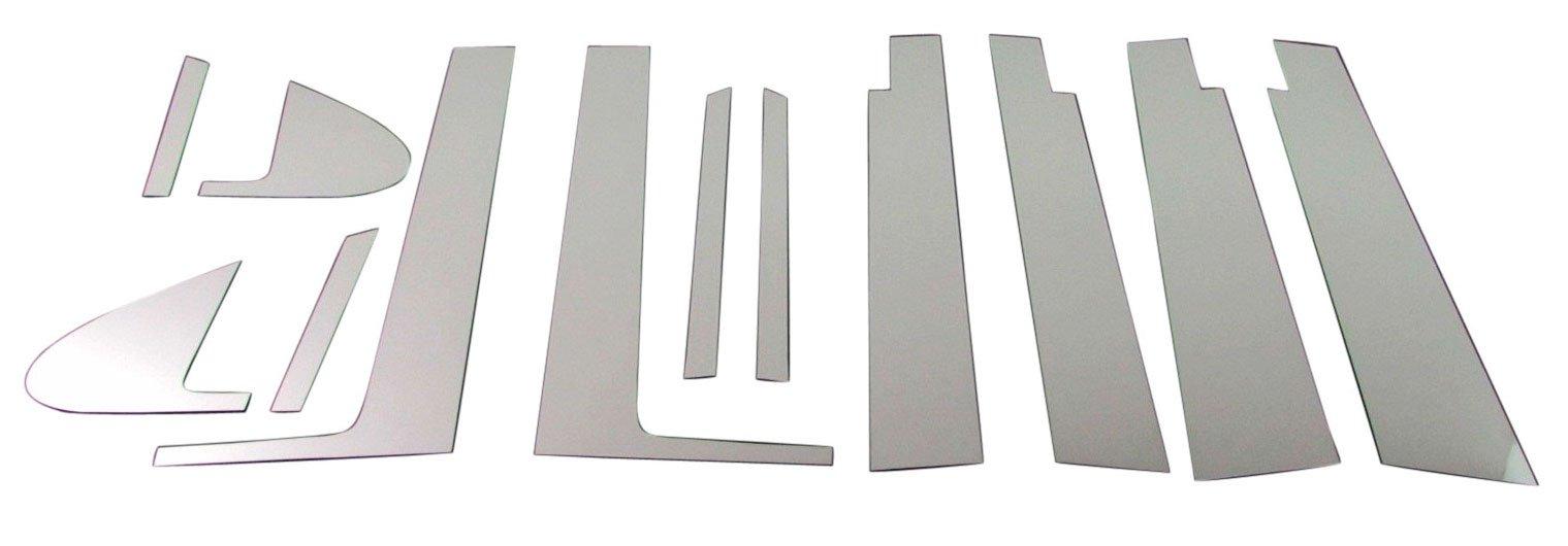 BRIGHTZ Stainless Steel Plated Pillar Panels for Honda Freed Hybrid GP3 with Standard Set Compatible with Honda Freed Hybrid GP3 Ultra-Mirror