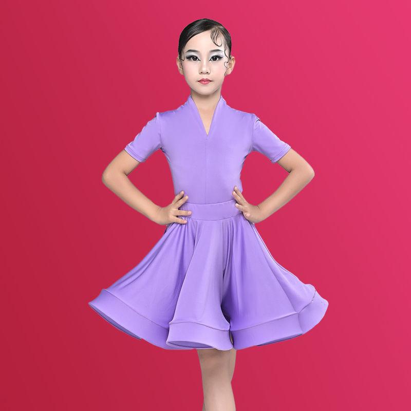 Girl Latin Dance Training Costume Children's Performance Costume Competition Regulations Latin dance dress