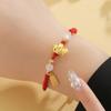 Cartoon Snake Animal Bracelet Chinese Style Braided Hand Rope Fashion Snake Year Bracelet  New Year