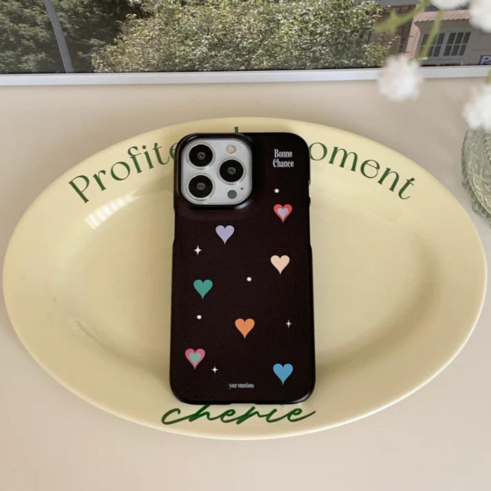 

Роскошный чехол Clmj Bonne Chance для iPhone 17 16 15 14 13 12 11 Pro Max X XS XR XSMax 7 8 Plus Air Глянцевая пленка Жесткий чехол из поликарбоната iPhone 12 ProMax