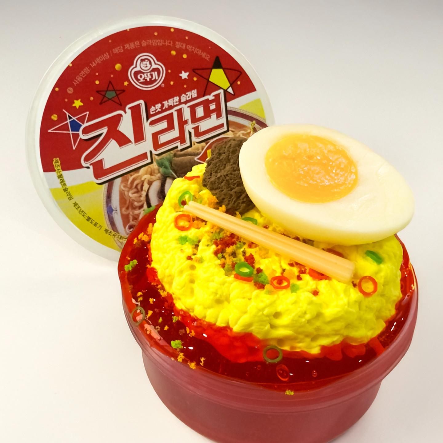 

[Співпраця Otokgi] Рамен в одній мисці Швидка іграшка-слайм - 3 типи Jin Ramen Spicy