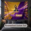 Custom Name Text Tapestry,Melbourne Storm Decorative Wall Hanging, Background Tapestry For Home Bedroom