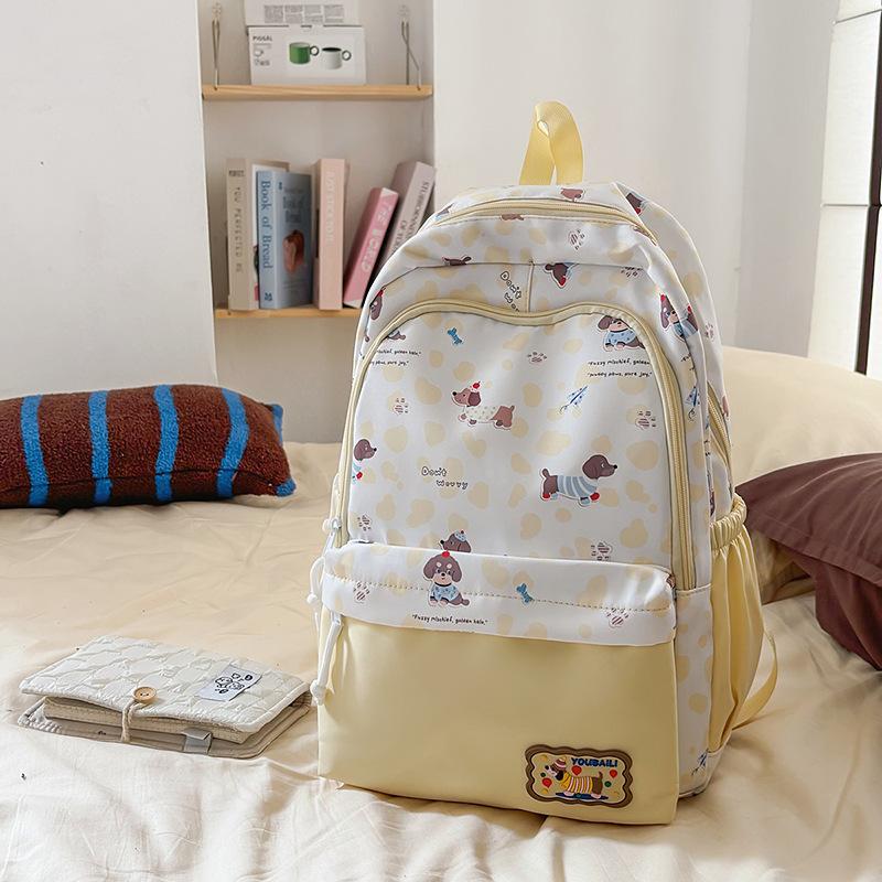 Student Schoolbag Cartoon Women's Large Capacity Backpack Junior High School Student Backpack