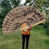 Riesiger Wandventilator Faltbarer Bambusfächer Groß Groß Hand Klassischer Wandmontage-Ventilator Wohnzimmer-Dekoration Pflaumenfächer Chinesische Dekoration