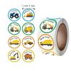 Motivational Cartoon Car Stickers for Kids – Educational & Reward Adhesive Toy