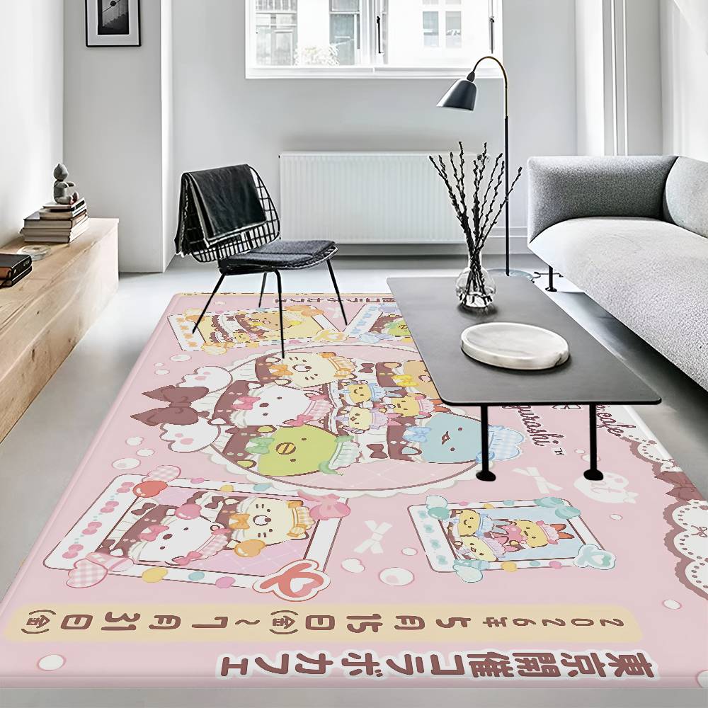 Japan S-Sumikkogurashi Cute Floor Mat INS Style Soft Bedroom Floor House Laundry Room Mat Anti-skid Household Carpets