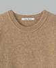 NONBLANK Mohair Wool Blend Crop Round Knit_Beige