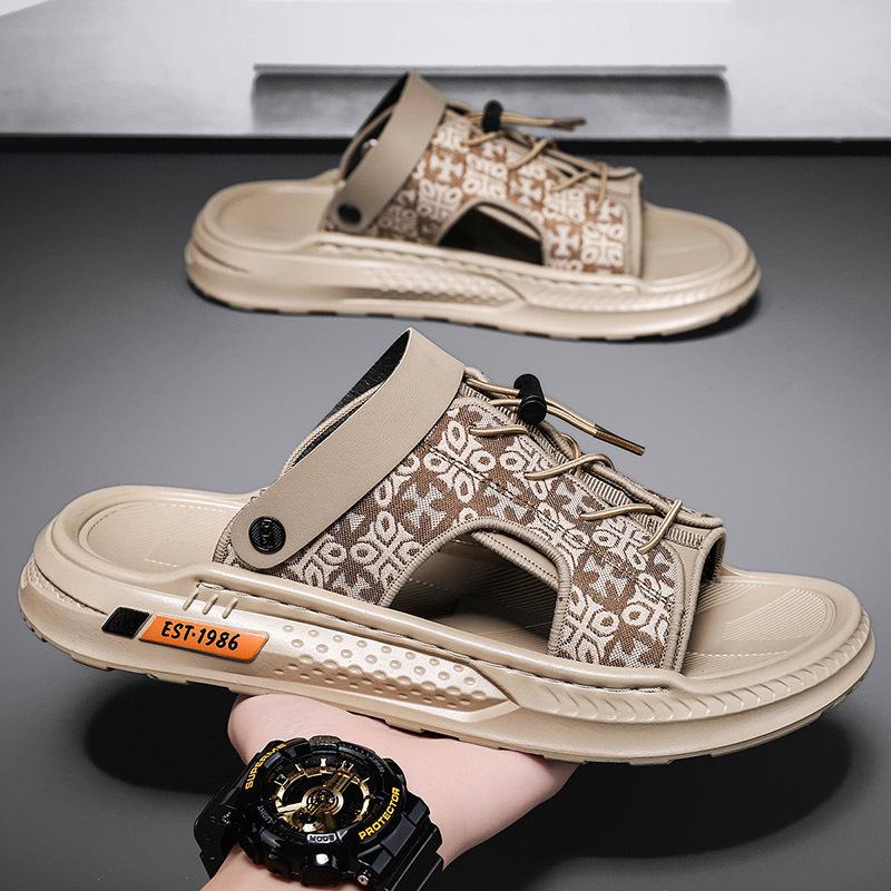 Sandals Men's Summer Wear Soft Sole Wear-resistant Driver Driving Dual-purpose 2025 Outdoor Sports Vietnam Beach Slippers