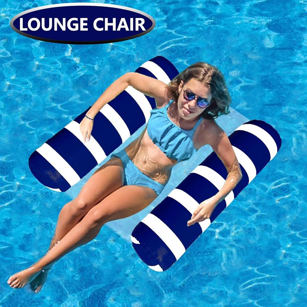Inflatable Pool Floats Adult Size Water Hammock,Floats for Swimming Pool,4-in-1 Multi-Purpose Pool Floating Toys,Pool Rafts Lounge Chairs
