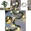 Elegant Warm White Led Rose Flower String Lights With Battery Box For Versatile Decorations