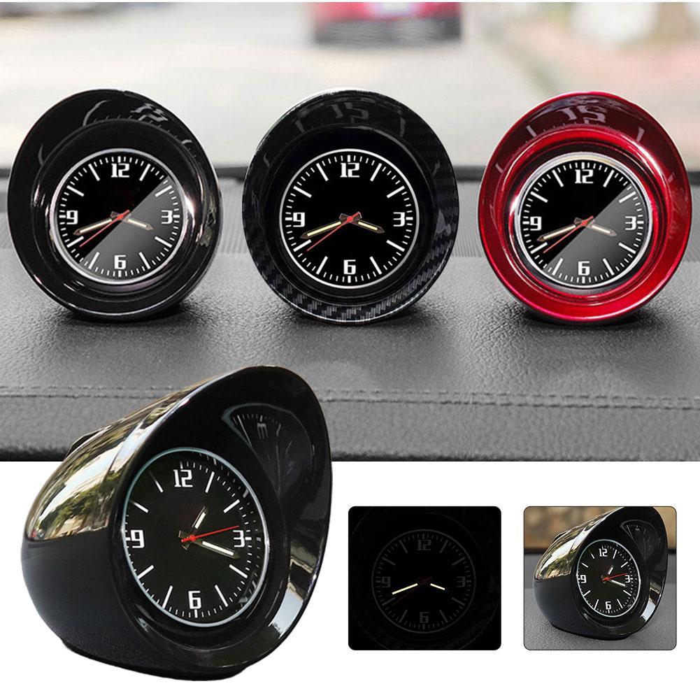Autoklok Lichtgevend Mini Auto Interieur Plakversiering Auto Monteurs Horloge Digitale Klokken Kwarts G8P3