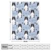 LOVE Black White Sheltie Dog Shetland Sheepdog Throw Blanket Bed Covers Blankets Sofas Of Decoration