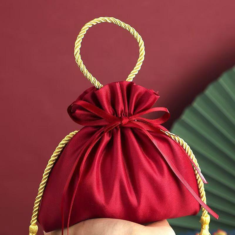 Свадебный мешочек на завязках для конфет - Особый сувенир и подарочная упаковка