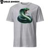 Green Cobra Unisex T-Shirt Mens Womens Tees Top: Unique Design, Short Sleeve, Premium Quality
