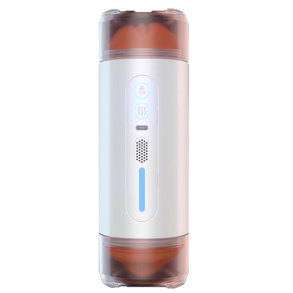 Male Masturbator Cup with Realistic Pocket Pussy & Intelligent Voice Male Masturbato Portable Vagina Stimulator Sex Toy for Men
