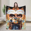 Super Star Michael Jackson Blanket Velvet Autumn/Winter  Multi-function Super Soft Throw Blankets for Bedding Car Bedspreads
