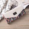 Women's Korean Floral Contrast Color Envelope Buckle Wallet