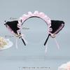 Girl Beast Ear Headgear Simulation Cat Ear Headband Comic Show Props Lace Lolita Bell Bow Hair Accessories