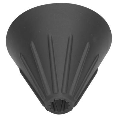 Lightweight Silicone Coffee Dripper, Portable Folding Coffee Filter for Camping and Travel, BPA Free (Black)