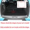 For Mitsubishi ASX MK2 2023–2026 Leather Car Trunk Mat Anti-dirty Storage Pad Boot Rug Carpet Cushion Auto Interior Accessories