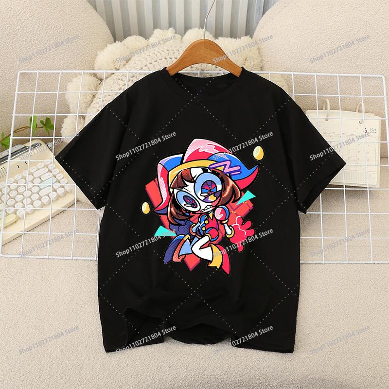 Cute Amazing Digital Circused Tshirt Boys Girls Birthday Tees GiftShort Sleeve Summer Clothing Fashion Comfortable Casual Tops
