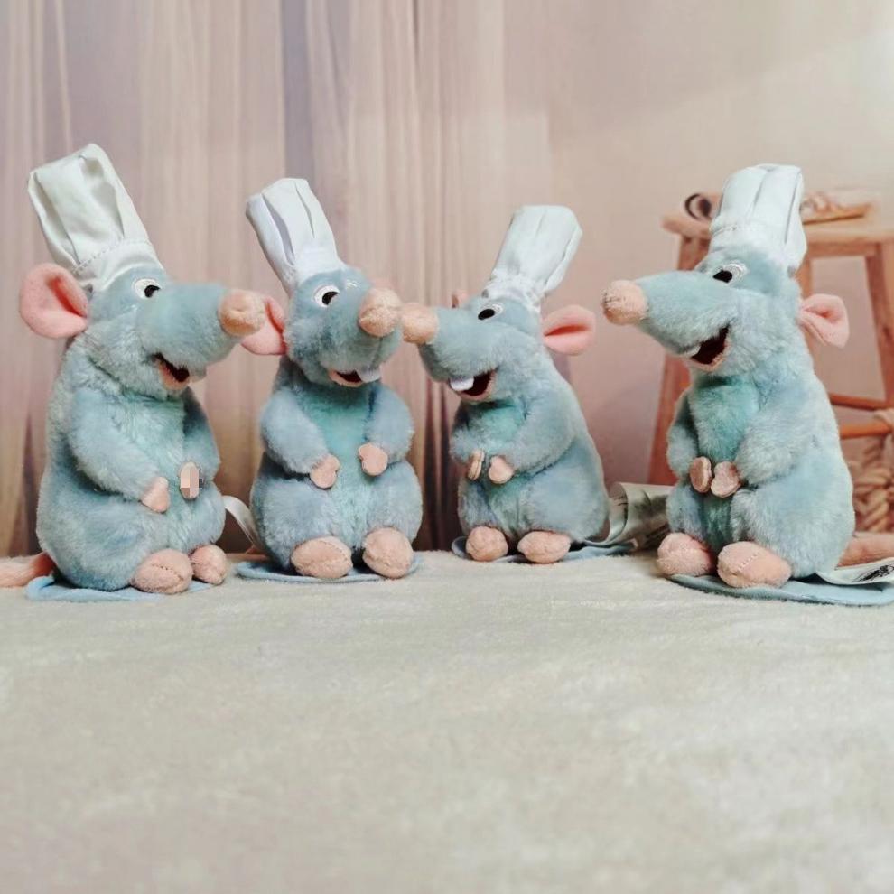 Adorable Ratatouille Plush Toy with Shoulder Magnet & Free Shipping