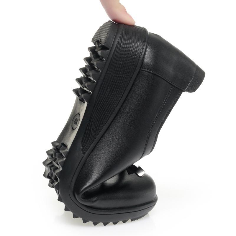 Spring New Women's Single Leather Shoes Low Heel Casual Shoes Soft Sole Soft Surface Maternity Shoes Driving Shoes JZZ0