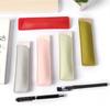 Pu Leather Pen Pencil Bag Pencil Holder Simple Pencil Case Pen Protective Bag Handmade Pen Sleeve Stationery Storage Pouch