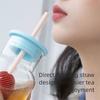 2Pcs Tanghulu Shape Tea Leaf Filter with Straws Funny Tea Maker Durable Teapot Sieve  Kitchen