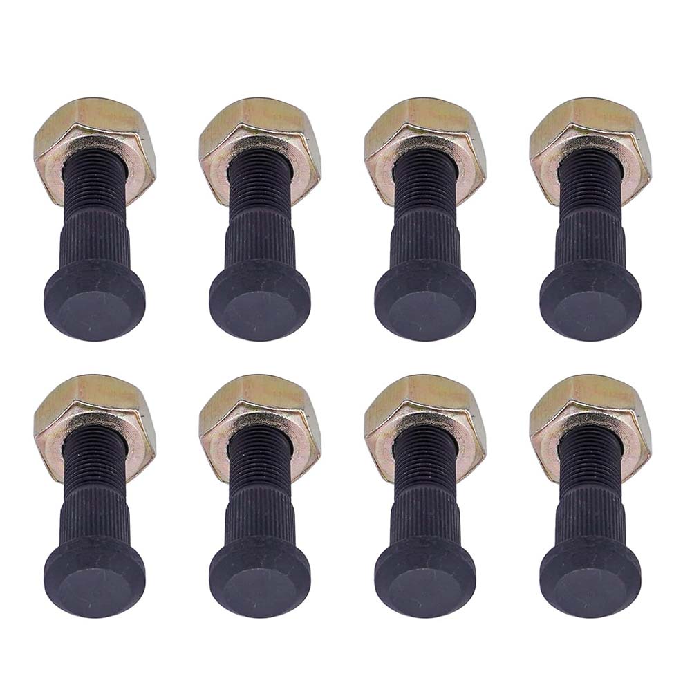 8PCS Replacement Wheel Bolt Nut Kit Compatible with For Bobcat 643 S76 S770 S570 S130 632 Part Numbers 6709170 6564669