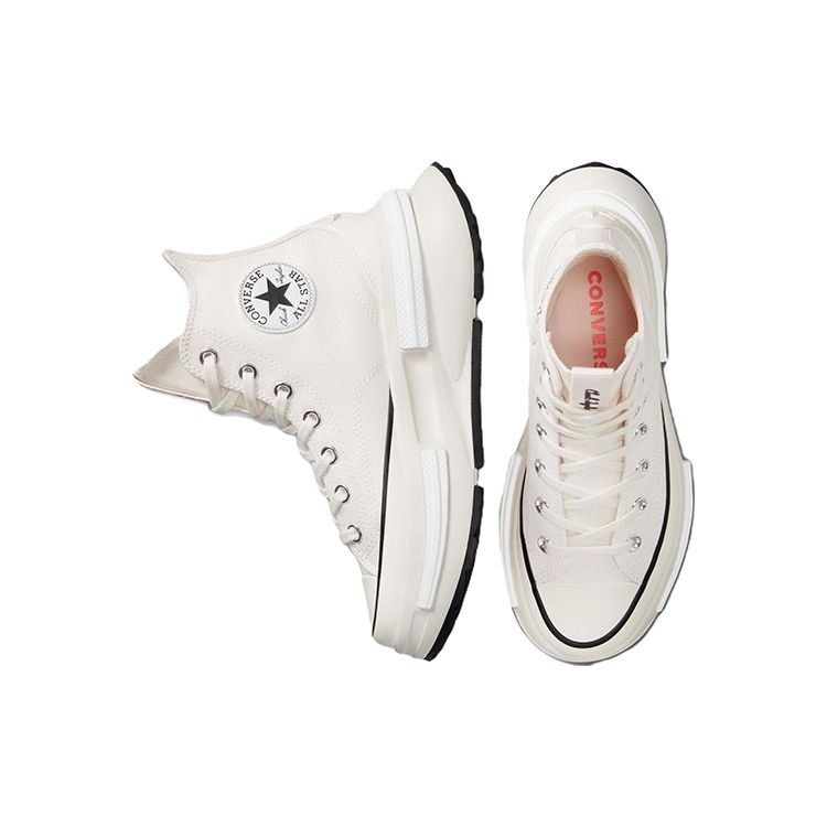 Converse Run Star Legacy CX High Egret Unisex Sneakers Cream Black White A00868C