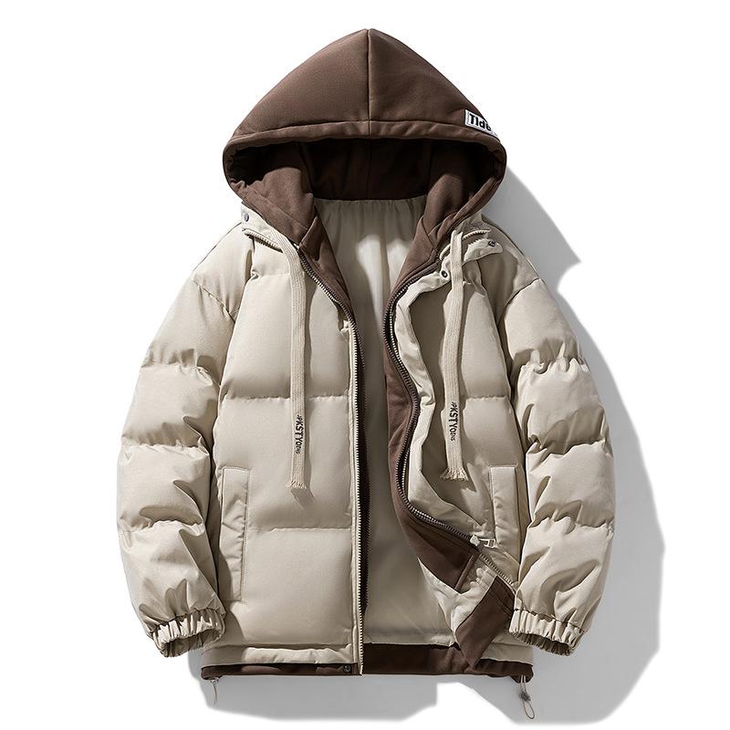 Winter Fashionable and Versatile Loose Couple Hooded Thick Warm Coat