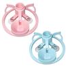 Travel Water Bowl for Cats Automatic Cat Dispenser, Bottle Adapter Pet Dispenser with Suction Cups, Durable ABS Feeder Non-Slip Portable