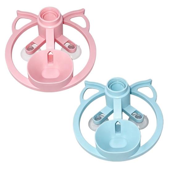 Travel Water Bowl for Cats Automatic Cat Dispenser, Bottle Adapter Pet Dispenser with Suction Cups, Durable ABS Feeder Non-Slip Portable
