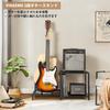 VINAEMO Guitar Stand 2 Includes Guitar Amp Acoustic Guitar Bass Electric Guitar Universal Display Adjustable Guitar Durable Large Capacity Storage for