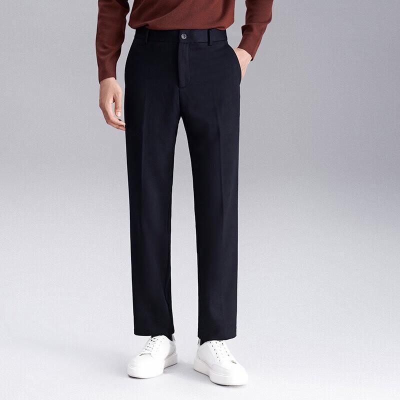 Baoxiniao Men's Business Casual Straight-Leg Trousers