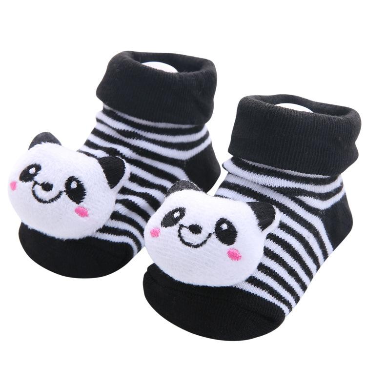 Baby Socks Girls Boys Newborn Accessories Anti Slip Cartoon Animals Kids Toddlers Gift Clothes Children Infant Stuff Clothes Bow