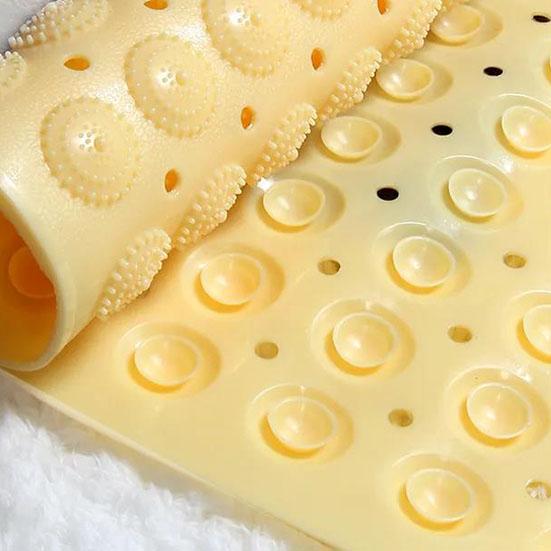 Odorless Bathroom Non-slip Mat Bath Shower Large Suction Cup Massage Foot Pad Sanitary Interval Water Floor Mat