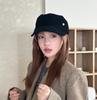 Retro old suede flat top equestrian hat women's autumn and winter British beret fashion casual face peaked cap