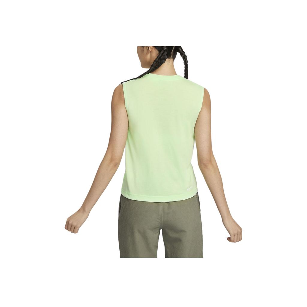 Nike Dri-Fit Adv Goat Rocks Sleeveless Crew Neck Casual Vest Women Tops Light-Green DO9272-376